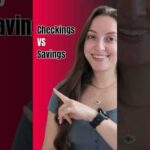 #Checking VS #Savings