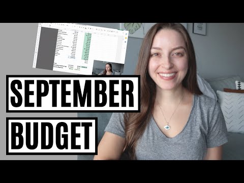 September 2021 Budget + Money Goals