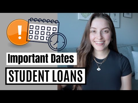 Important Dates to Know for Student Loan Debt