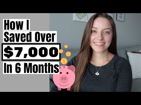 How I Saved Over $7,000 in 6 Months | with High Expenses