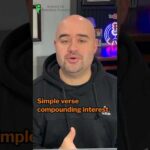 Simple vs Compounding Interest #personalfinance #financialfreedom #financialeducation #saving