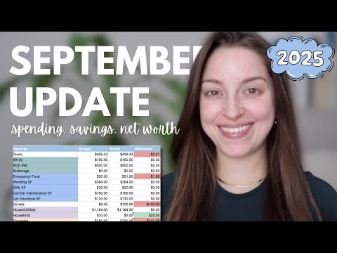 September 2025 Finance Update | How I Spent My Money, My Savings, My Net Worth, Annual Goals Update