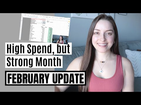 February 2022 Finance Update | High Spend, but Strong Month | GOOGLE SHEETS
