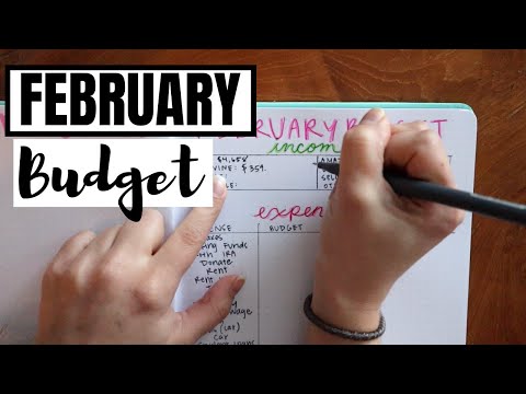 FEBRUARY BUDGET | Goals and Money Changes