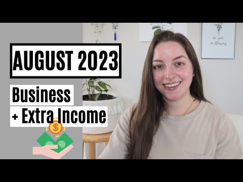 August 2023 Income Report | YouTube, Etsy, Credit Cards